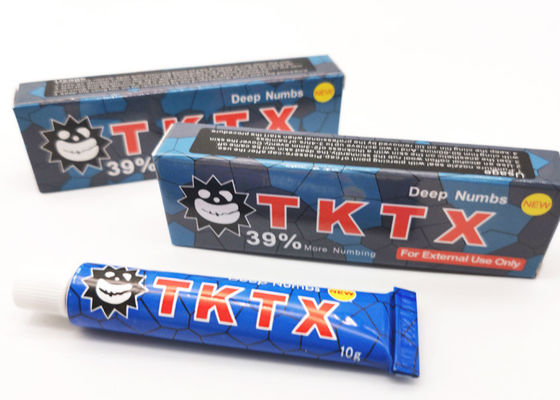 ประเทศจีน 39% Blue TKTX เขียนคิ้วสักขอบตาด้วยครีมทาปากยาชา ผู้ผลิต
