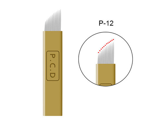 ประเทศจีน PCD Eyebrow 12 Pins Shaping เข็มแต่งหน้าถาวร ผู้ผลิต