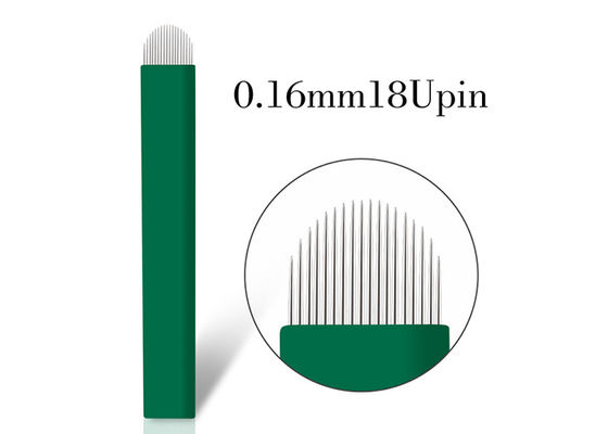ประเทศจีน Nano 0.16MM U Sharp Blade Eyebrow Microblading Needles ผู้ผลิต