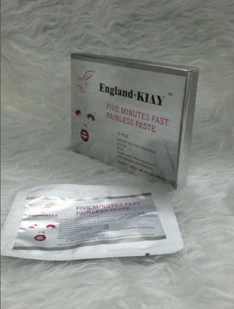 England Kiay Topical Anesthetic Cream และ Five Minutes Fastest Painless Lip Paste 0