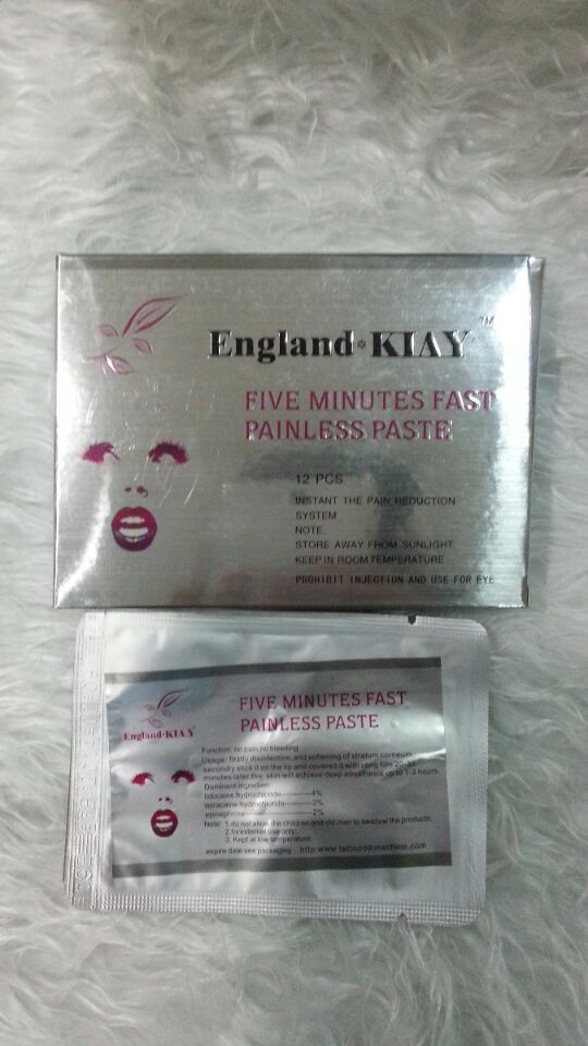 England Kiay Topical Anesthetic Cream และ Five Minutes Fastest Painless Lip Paste 1