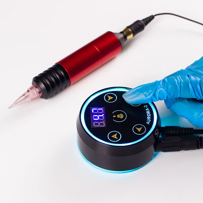 ประเทศจีน Wholesale New Upgrade Digital LCD Display Touch Screen Mini Aurora 2 Tattoo Power Supply Fit All Tattoo Machine ผู้ผลิต