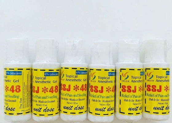 ประเทศจีน SSJ*48 กลีบตาข่ายขีดกระชับ เจลสลบด้วยไฮโดรคลอริดสลบ 6% ผู้ผลิต