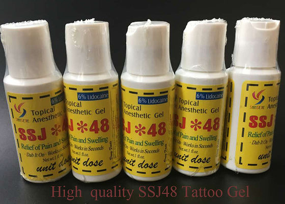 ประเทศจีน ครีมยาสลบกระดูกตา ลิป Tattoo 6% สับสน SSJ*48 เจลยาสลบกระดูกตา ผู้ผลิต