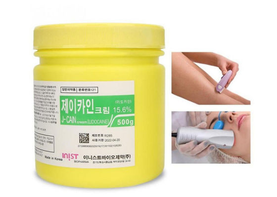 ประเทศจีน เกาหลี J-Cain 15.6% แต่งหน้าถาวร 500g Tattoo Numb Cream ผู้ผลิต