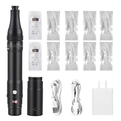 เครื่องกระสุนสักแบบไร้สายที่นิยม ยาว 136*20 มม เครื่อง PMU แบบไมโครบลัดแบบไร้สายสําหรับขน ผู้ผลิต