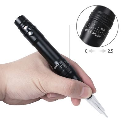 เครื่องกระสุนสักแบบไร้สายที่นิยม ยาว 136*20 มม เครื่อง PMU แบบไมโครบลัดแบบไร้สายสําหรับขน ผู้ผลิต