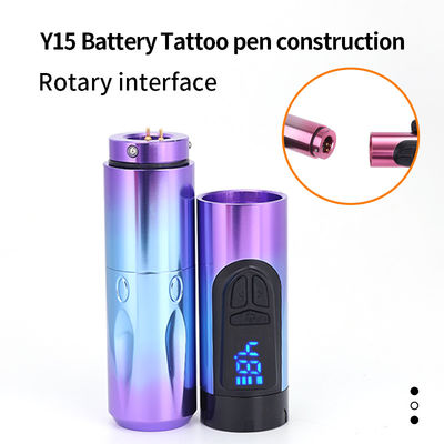 14500mAh แบตเตอรี่สํารองพลังงาน เครื่องสักไร้สาย พร้อมจอ LCD และแบตเตอรี่เปลี่ยนได้ เครื่องบินแบบอลูมิเนียม ผู้ผลิต