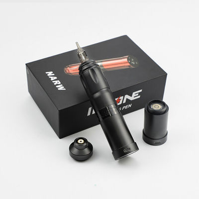 สแตนเลส 1800mAh NARW เครื่องสักไร้สาย 1-OLED จอจอสัมผัส แบตเตอรี่ปืนสักหมุนปากกาสักด้วยพลังงาน RCA ผู้ผลิต