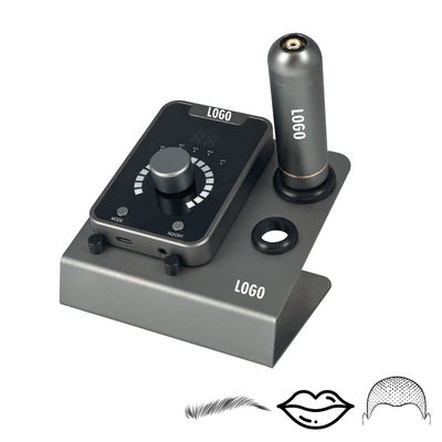 อุปกรณ์บดสีผิวหนังขนาดเล็กประเภทปืนไฟฟ้า SMP พร้อมเครื่องแต่งหน้าถาวร และเครื่องสักมอเตอร์สวิส สีฟ้าดํา ผู้ผลิต