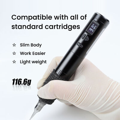 เครื่องสักไฟฟ้า Dermografo ไร้สาย แต่งหน้าถาวรไร้สาย อลูมิเนียม 2 หัวแบตเตอรี่ ขั้วต่อ RCA รุ่น ผู้ผลิต
