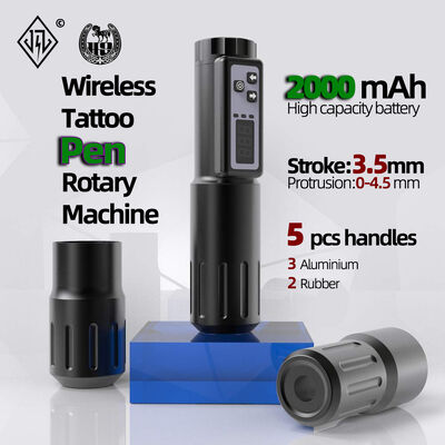 Electric LCD Display 2000mAh Battery Tattoo Gun RCA Wireless Rotary Tattoo Machine Pen Kit  for Tattoo Artist ผู้ผลิต