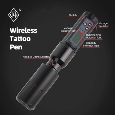 Electric LCD Display 2000mAh Battery Tattoo Gun RCA Wireless Rotary Tattoo Machine Pen Kit  for Tattoo Artist ผู้ผลิต