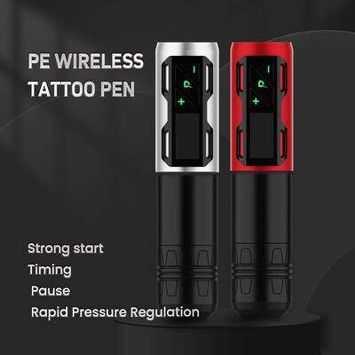 แบตเตอรี่โรตารีดิจิตอล Coreless Tattoo Gun ปากกาสัก 1800 Mah เครื่องสักไร้สาย ผู้ผลิต