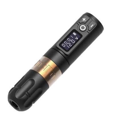 Ambition Soldier Digital Display Electric Tattoo Gun Wireless Machine Rotary Tattoo Pen Machine for Tattoo Artist ผู้ผลิต