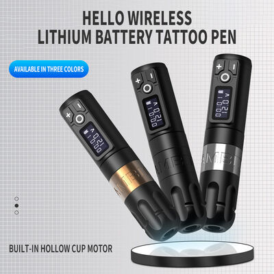 Ambition Soldier Digital Display Electric Tattoo Gun Wireless Machine Rotary Tattoo Pen Machine for Tattoo Artist ผู้ผลิต