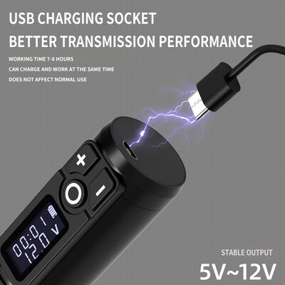 Ambition Soldier Digital Display Electric Tattoo Gun Wireless Machine Rotary Tattoo Pen Machine for Tattoo Artist ผู้ผลิต