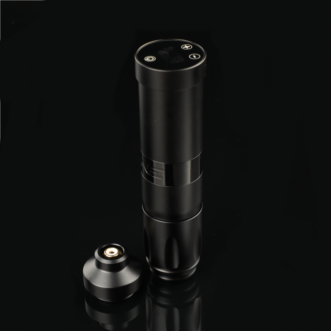 สแตนเลส 1800mAh NARW เครื่องสักไร้สาย 1-OLED จอจอสัมผัส แบตเตอรี่ปืนสักหมุนปากกาสักด้วยพลังงาน RCA 4