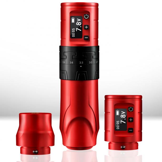 ปืนสักไร้สาย 1500mAh INKONE SABER เครื่องปากกาเครื่องสักไร้แกน มอเตอร์แรง ยาว 4.2 มม อลูมิเนียมเครื่องบิน 6