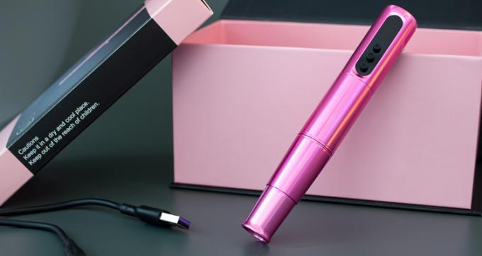 อุปกรณ์การแต่งหน้าแบบถาวรแบบไร้สายสําหรับริมฝีปาก สายหน้าตา ขนาดแบตเตอรี่ 1200mAh การทํางาน ริมฝีปาก Tattoo Academy 6