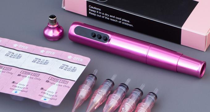 อุปกรณ์การแต่งหน้าแบบถาวรแบบไร้สายสําหรับริมฝีปาก สายหน้าตา ขนาดแบตเตอรี่ 1200mAh การทํางาน ริมฝีปาก Tattoo Academy 7