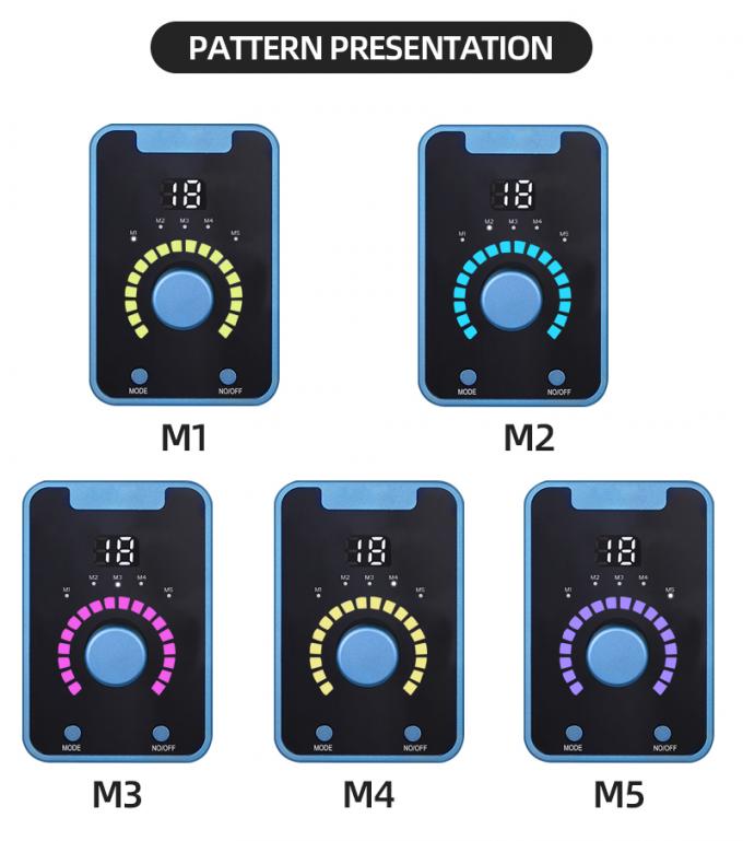 อุปกรณ์บดสีผิวหนังขนาดเล็กประเภทปืนไฟฟ้า SMP พร้อมเครื่องแต่งหน้าถาวร และเครื่องสักมอเตอร์สวิส สีฟ้าดํา 7