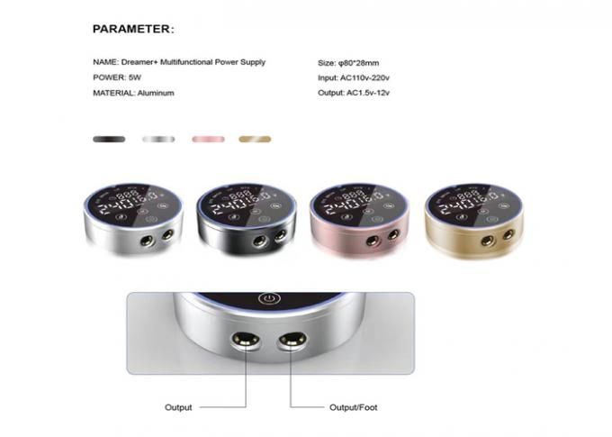 เครื่องทํารอยสักที่ควบคุมได้อย่างไม่ยุ่งยาก ด้วยเครื่องให้พลังงานกับรอยสักที่มีฟังก์ชันจุดกล่อง และจอสัมผัสสมาร์ท 2