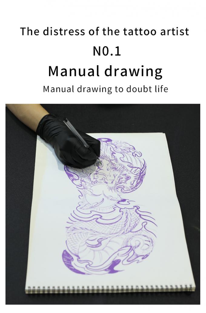 12000mAh มินิ Tattoo Stencil Printer เครื่องสําเนาไฟฟ้า เครื่องถ่ายเอกสาร เครื่องพิมพ์โอนไร้สาย เครื่องพิมพ์สัก 0