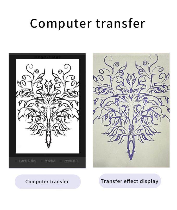12000mAh มินิ Tattoo Stencil Printer เครื่องสําเนาไฟฟ้า เครื่องถ่ายเอกสาร เครื่องพิมพ์โอนไร้สาย เครื่องพิมพ์สัก 18