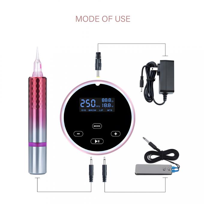 Professional Permanent Makeup Machine Set Ombre Microblading Skin Beauty Machine Tattoo Eyebrow Permanent Makeup Machine 16