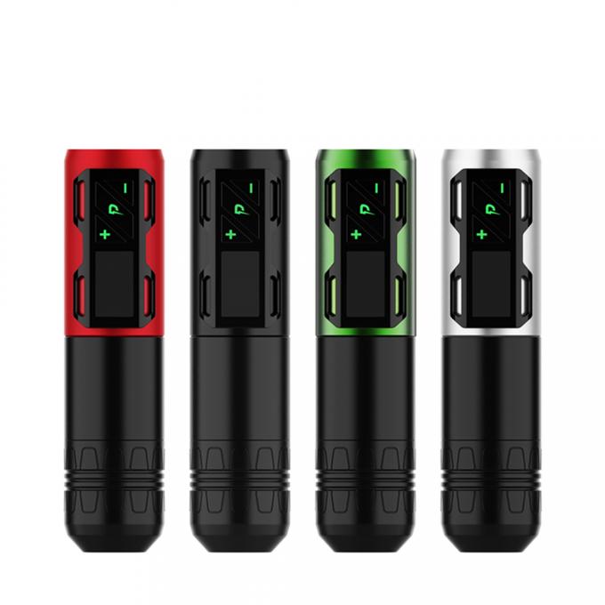 แบตเตอรี่โรตารีดิจิตอล Coreless Tattoo Gun ปากกาสัก 1800 Mah เครื่องสักไร้สาย 2