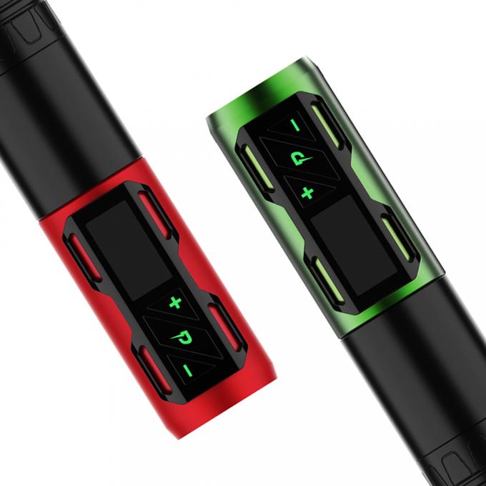 แบตเตอรี่โรตารีดิจิตอล Coreless Tattoo Gun ปากกาสัก 1800 Mah เครื่องสักไร้สาย 14